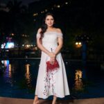 Madhurima Tuli Instagram - #mamamia What an amazing show!! This musical show stole my heart. Must must watch @nmacc.india 🫶🏼🙌🏼 Stylist @simstyles20 Outfit @datetheramp Studs & Rings @upakarna Bag @eena.official @tlmconsultancy Heels @londonrag_in Photographer @mirajverma_photography HMU @manjiri_trivedi