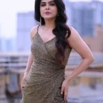 Madhurima Tuli Instagram - 🌆✨💫 Stylist @simstyles20 Outfit @datetheramp Accessories @rubans.in @oakpinionpr Photographer @mirajverma_photography HMU @sunny_makeup_artist #magichour #sunset #beautiful