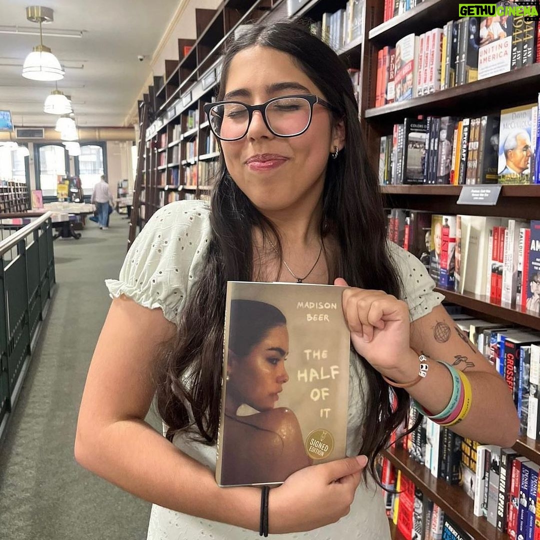 Madison Beer Instagram - went to NY and left as a published author …….. 😭