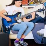 Madison Taylor Baez Instagram - Last post was on Piano today on Guitar. All 6 instruments I play are self taught from the time I was 3 yrs old. #guitar #guitarplayer #singer #singersongwriter #actor #actress #musician