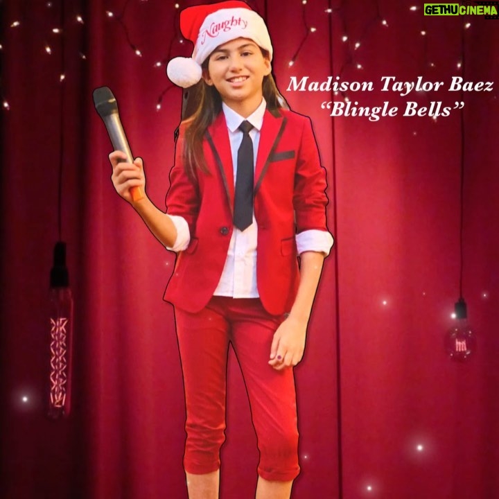 Madison Taylor Baez Instagram - Got my outfit picked out for my 2 upcoming singing events. I will be performing all 11 songs off my Christmas Album “Blingle Bells” Sat Dec 18, 7:00 pm Universal City Walk and Dec 22, 5:00 pm for my hometowns big Christmas event. Blingle Bells is available now on all streaming platforms. From October and through December we have shipped out 10,000 autograph Blingle Bells CD’s via my website Madisonbaezmusic.com. A Big Thank you to all those who either purchased the CD or streamed it. I’m very grateful for the love and support. . #singer #singersongwriter #singers #singersofinstagram #actor #christmasmusic #musicvideo #musician #youngselenanetflix #selenanetflix #schulertalent