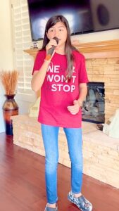Madison Taylor Baez Instagram - Practice session for my upcoming @hb4thofjuly Huntington Beach CA 4th of July Parade and Fireworks show. 50,000 will be in attendance and I will be the Celebrity Guest riding in the parade and performing the National Anthem. The event will be Nationally televised on @abc7la . #hb4thofjuly #singer #singersongwriter #singers #tiktok #actor #actress #abc7la