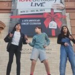 Madison Taylor Baez Instagram - All we want for Christmas is YOU to come to a show!! Preview performances: NOW through NOVEMBER 28th! Opening night: NOVEMBER 29th! We dare you to watch this show and not smile... 😏 #loveactuallylive #loveactually #thewallis #ftrlive #alliwantforchristmas #alkaio Wallis Annenberg Center for the Performing Arts