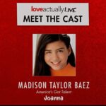 Madison Taylor Baez Instagram - So excited to announce I play Joanna in #loveactuallylive . Can’t wait to bring on some Holiday Cheer🎄🎤 with an AMAZING CAST! ********My off dates : Dec 3,9,14,26* ****** (These dates my awesome Co-star Audrey Cymone will be playing the role of Joanna🎶) Wallis Annenberg Center for the Performing Arts
