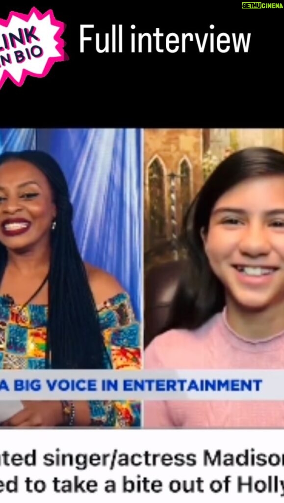 Madison Taylor Baez Instagram - Fun interview with @pix11news with host @theojinika she was so fun. We talked about my @agt appearance and my new @showtime series I am starring in "Let The Right One In" Link to full interview in my Bio #pix11news #actor #actress #singer #singers #agt #agtauditions #lettherightoneinshowtime