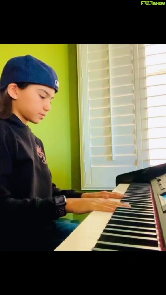 Madison Taylor Baez Instagram - I woke up one night and wrote this music down on paper went back to sleep and played it the next day. I constantly have Melody's running in my head and write them on paper. The piano is where I feel so at peace. #musician #singersongwriters #singer #actor