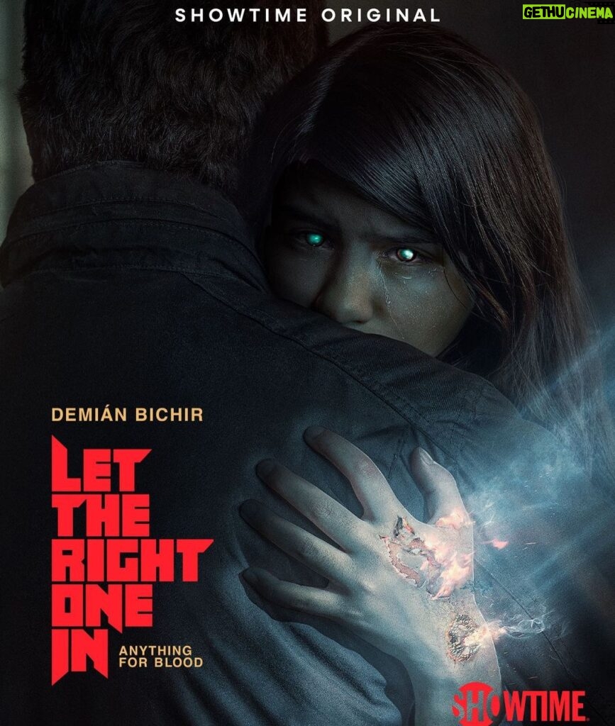 Madison Taylor Baez Instagram - Very cool here is the new marketing Art Poster for my new Showtime Series "Let The Right One In" I'm Starring as Vampire Eleanor Kane along with @demianbichiroficial Streaming Oct 7 and On Showtime Oct 9 #showtime #lettherightonein #vampireseries #actor #tvseries