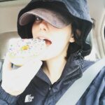 Maemae Renfrow Instagram - Rainy day snack 🌧🌧🌧 #yummy #donuts #dunkindonuts #maemae #LA