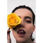 Maemae Renfrow Instagram – Roses are red, violets are blue… but this rose is yellow so …. what rhymes? think MaeMae think…… #mondays #maemae #maemae381 … shot by @maxthompson