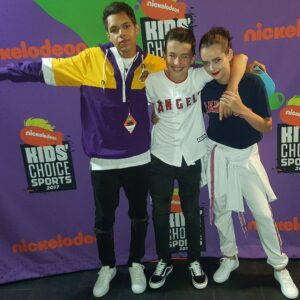 Maemae Renfrow Instagram - Had a blast at the #kcs2017 yesterday!  Make sure you watch on @nickelodeon Sunday at 8pm. #RedSox #Nickelodeon #nick #KidsChoiceSports