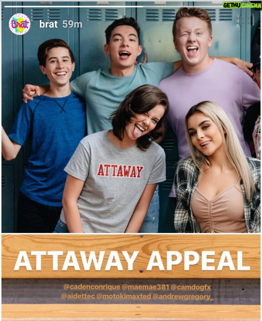Maemae Renfrow Instagram - Ahhhh so excited the first episode of #AttawayAppeal is on @youtube for everyone to watch! https://youtu.be/ti1qIFVXLvI #highschool #show #brat