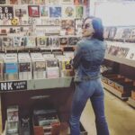 Maemae Renfrow Instagram – These are a few of my favorite things… #amoebamusic #punk #cds #music #denim #vintage Amoeba Hollywood