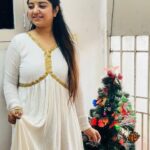 Mahalakshmi Shankar Instagram - Beautiful white georgette dress from @kannamma_clothing