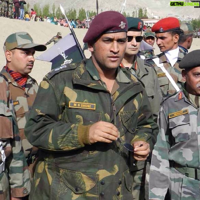 Mahendra Singh Dhoni Instagram - From my border visit long time back