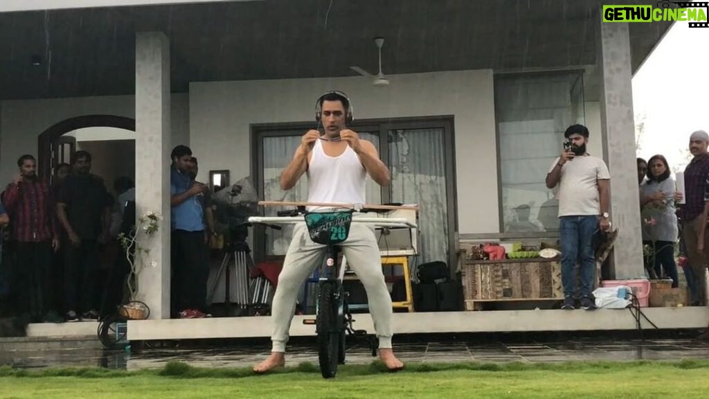 Mahendra Singh Dhoni Instagram - Just for fun, plz try it at home.