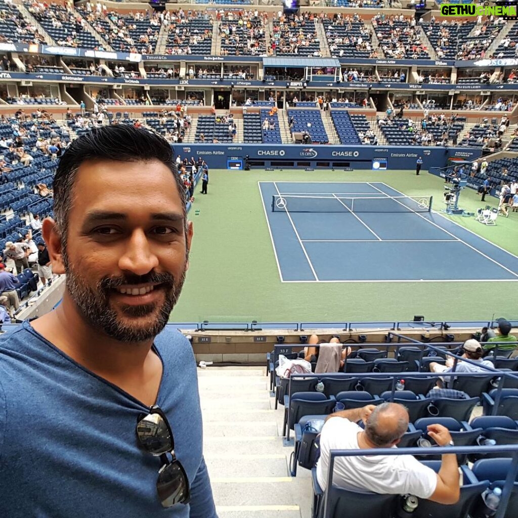 Mahendra Singh Dhoni Instagram - Had fun watching the semi finals of the US open, a different experience altogether