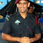Mahendra Singh Dhoni Instagram – Pic taken after the ceremony, the smile says it all.thanks to all the instructors at PTS Agra