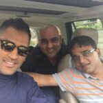 Mahendra Singh Dhoni Instagram - Three stooges going for a drive