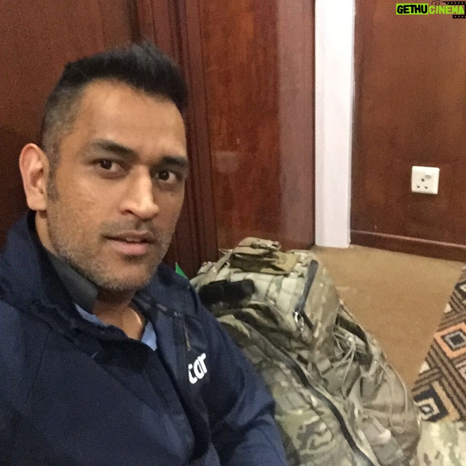 Mahendra Singh Dhoni Instagram - Waiting for the key to work