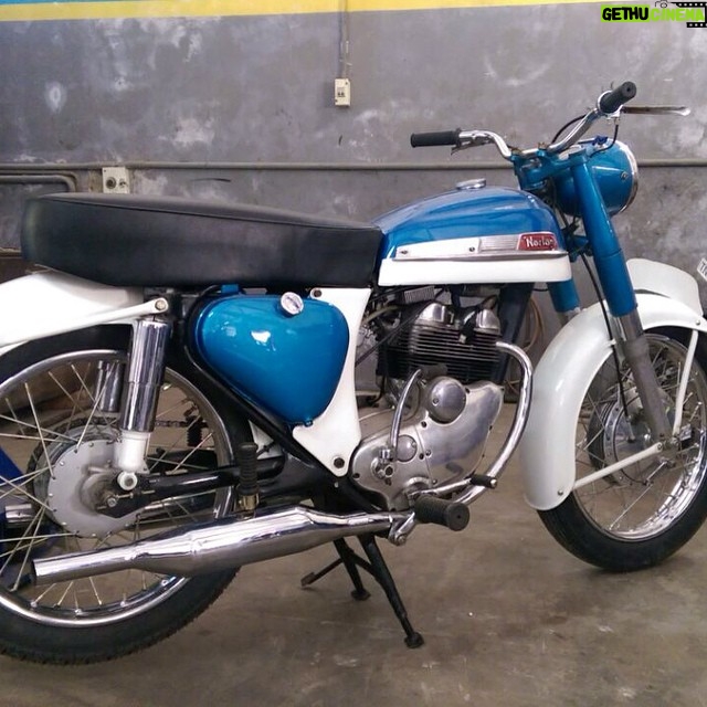 Mahendra Singh Dhoni Instagram - This norton is almost ready for me,thanks to my friend