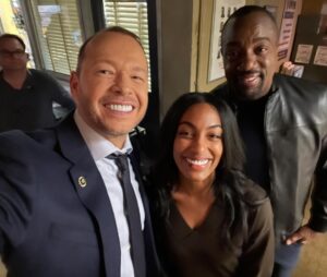 Malik Yoba Instagram - I’ve gotten to that place in life where I got grown ass women playing my daughter  @anissafelix 😂🤣 Happy to be back on set with this legend @donniewahlberg  @bluebloods_cbs . Let’s go!!