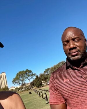 Malik Yoba Instagram - Great time supporting a great cause @bgca_clubs  and teaching @sagesteele and @rchatty a little something about the game I love ⛳️🏌🏽‍♀️