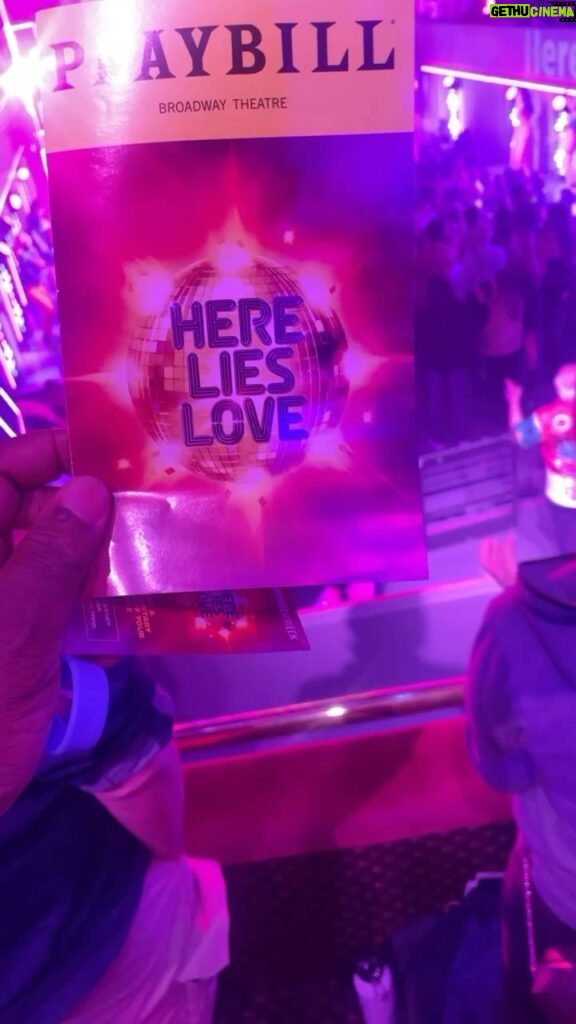 Malik Yoba Instagram - So proud of my friend @georgina_pazcoguin getting her first Broadway producer credit and the entire creative team and cast of @herelieslovebway . First time in history an ENTIRE Filipino has been the focus of a show on Broadway. An incredible , immersive , funny, musical, genre re-defining production that tells the tale of Ferdinand and Imelda Marcos in one of the most creatively outstanding ways I’ve ever seen a story told anywhere. It’s about damn time we get to see more diverse representation on the Great White Way especially our Pacific Islander and Asian American brothers and sisters . Right on time as we celebrate Filipino Heritage Month 🇵🇭