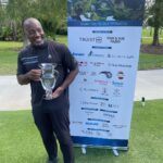 Malik Yoba Instagram - Thank you @bgca_clubs and my brother @stephencbishop for the invitation to support the great work they are doing in communities across this country. Meeting young people like @mirabella.muk prove the value of this essential work…. I may or may not have won that first place trophy 😂⛳️🏌🏽‍♀️🏆 Lake Nona Golf & Country Club