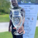 Malik Yoba Instagram - Thank you @bgca_clubs and my brother @stephencbishop for the invitation to support the great work they are doing in communities across this country. Meeting young people like @mirabella.muk prove the value of this essential work…. I may or may not have won that first place trophy 😂⛳️🏌🏽‍♀️🏆 Lake Nona Golf & Country Club
