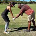 Malik Yoba Instagram - Great time supporting a great cause @bgca_clubs and teaching @sagesteele and @rchatty a little something about the game I love ⛳️🏌🏽‍♀️ Ritz-Carlton-Orlando Grande Lakes