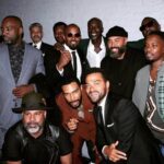 Malik Yoba Instagram - #TBT Chock Full of Black Excellence. Backstage @ozwald_boateng show @apollotheater @omarihardwickofficial @idriselba @iamjamiefoxx @ijessewilliams @oldmanebro @blkangelz