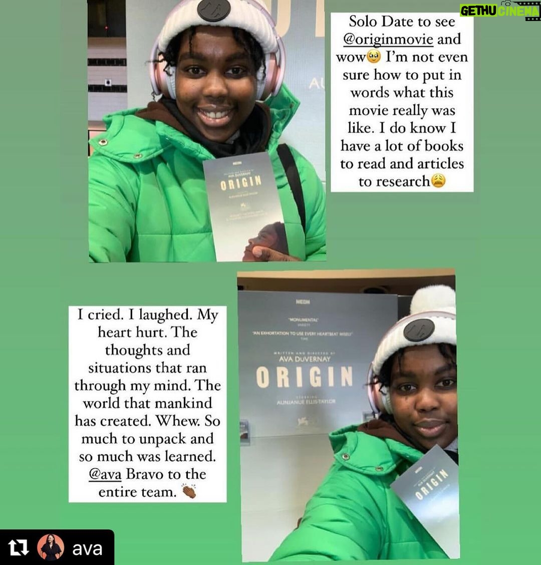 Malik Yoba Instagram - When I accepted the invite from @ava to come to the NY premiere of her “small” independent feature @originmovie that has no major studio backing , billboards, ad campaigns etc, I was honored and excited because not only did she take the time to personally reach out, but I’m a legit fan of everything she touches and I couldn’t wait to see what I’d been reading about. That nite I understood why the film got a NINE MINUTE standing ovation at Venice Film Festival. I tried to explain to folks how incredible the film was here on IG and to anyone who would listen anywhere I went. My words didn’t suffice. I’m so glad it’s out now and human beings can experience what being human looks like from an historical perspective and a contemporary one , as it offers insight on the origins of why we dehumanize and disregard , each other and how and why we need to get our shit together. The people who bared witness now also get to share their thoughts. Thanks to @isabelwilkerson she had great source material in the book #Caste:TheOriginsOfOurDiscontent To witness @ava’s journey over that last 10+ years as undoubtedly one of the most important voices in film working today, or perhaps ever is beyond inspiring. I first met her when I was working on #Girlfriends and she was the publicist. None of us could have imagined what she was destined to become. So I’m reposting her latest post to once again remind folks to GO SEE THIS MOVIE IMMEDIATELY!!!! Big shoutout to everyone in the film and especially some of my favorite actors @aunjanue_ellis447 @jonnybernthal @niecynash1 @blairunderwood_official