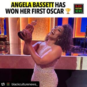 Malik Yoba Instagram - Congrats to the legend that is @im.angelabassett  on your first #Oscar @theacademy !! You shared a POWERFUL message with your sisters!!! Love you sis!!