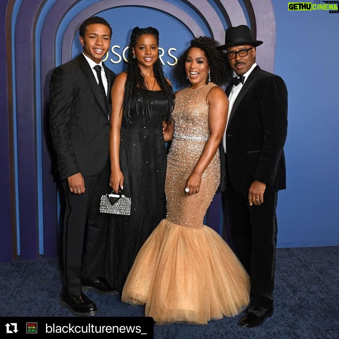 Malik Yoba Instagram - Congrats to the legend that is @im.angelabassett on your first #Oscar @theacademy !! You shared a POWERFUL message with your sisters!!! Love you sis!!