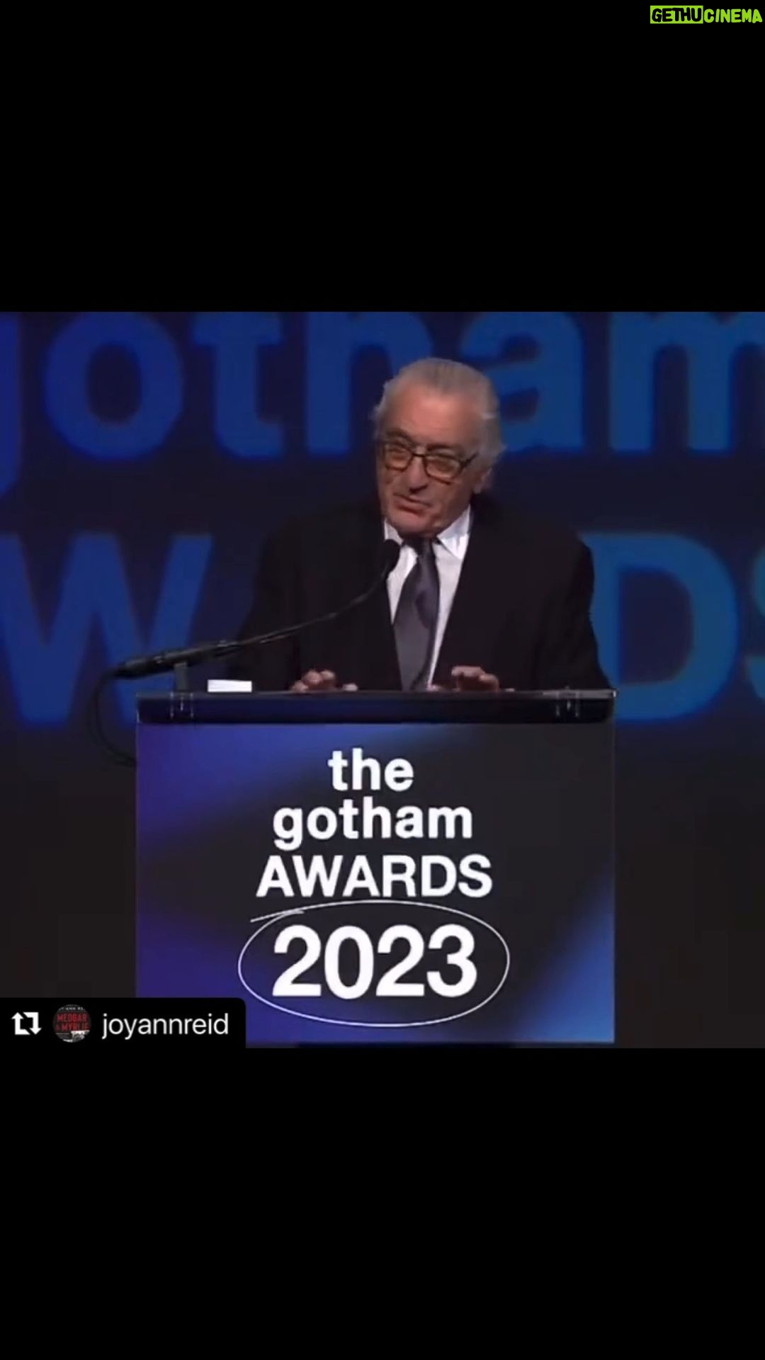 Malik Yoba Instagram - #repost @joyannreid That time @apple apparently tried to censor Robert Deniro by cutting parts out of his @gothamawards speech and he gonna have his daggone speech anyway. Lesson: don’t mess with DeNiro…. Speak truth to power ALWAYS “ #whowontheweek #freespeech