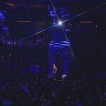 Maluma Instagram - EL MADISON SQUARE GARDEN SE VISTIÓ TRICOLOR ANOCHE 🇨🇴💜🥹… Me levanté con una sonrisa que me durará toda una vida! GRACIAS NEW YORK, GRACIAS LATINOSSSS, esto apenas comienza. #DonJuan Madison Square Garden