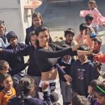 Manasvi Mamgai Instagram - Today was a roller coaster of emotions, I cried all morning listening to the stories of the kids at @veeranganahaldwani but also had the most fun dancing to their favorite song by @singer_inder . This non profit works tirelessly to bring child rag pickers and child beggars from slums to classrooms to set them on a better life path. It’s often impossible to convince them and their families to attend school over earning a livelihood. They have rehabilitated about 250 kids over the last 5 years. 👏 My day 4 with @raj.elara on his 2 month seva yatra all over Uttarakhand. So inspired by him! Haldwani
