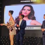 Manasvi Mamgai Instagram - Thank you @lionsgoldawards for Fitness Icon of the year award 🏆🥊🏋‍♀️ Wearing my dear friend @rockystarofficial @rockystarofficial who showcased his collection at @perniaspopupshop the same evening (last slide)