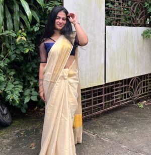 Nayanthara Chakravarthy Instagram - Happy Onam🌼