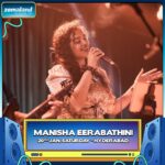 Manisha Eerabathini Instagram - @manisha.eerabathini is coming to steal your hearts, Hyderabad ✨🥰 #zomaland #artistlineup #hyderabad