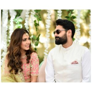 Mansha Pasha Instagram - Two years to this day 🥰 
No matter the ups and downs, i feel lucky to have my best friend, the one who defies the norms, has the courage to truly listen and to understand the other person, by my side. Love is a small word for the enormity of my emotions 💕 
May Allah guide us and keep our union. Ameen.