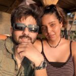Mansi Srivastava Instagram – Witnessing the last sunset of 2023 together. 
.
.
.
.
.
.
.
#manka 
#yearend #bye2023 #couplegoals