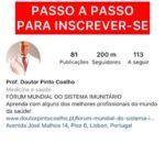 Manuel Pinto Coelho Instagram - Nos dias 20 e 21 de Maio irá ser transmitido em direto o grande Fórum Mundial do Sistema Imunitário com as mais recentes técnicas e nomes da Medicina! Terá a oportunidade de: 👉Aprender com grandes êxitos no mundo da Medicina a nível internacional; 👉Desenvolver competências para aplicar em casos práticos e no seu dia-a-dia; 👉Melhorar a sua saúde e estilo de vida assim como a dos seus. Seja qual for a sua experiência com o sistema imunitário, o Fórum Mundial permite-lhe desenvolver as suas competências e aprender as mais recentes e inovadoras técnicas do mundo da Medicina. Em apenas dois dias, profissionais de grande notoriedade internacional no mundo da saúde irão estar reunidos num único espaço com um único objetivo: Revelar o impacto de várias técnicas e terapêuticas no nosso sistema imunitário. Vamos reunir medicina convencional e suas terapias complementares num único espaço e debater um tema comum quando o objetivo é cuidar da nossa saúde e a dos que nos procuram e rodeiam. Juntamente com mais de 25 oradores de renome, com diferentes formações e percursos profissionais, terá a oportunidade de fazer parte deste evento de formação num ambiente informal e de networking. Participe no Fórum Mundial do Sistema Imunitário no conforto de sua casa, faça a sua inscrição com preço especial seguindo o passo a passo do vídeo. #immunity #immunesystem #forum #sistemaimunologico #sistemaimune #debate #networking #medicine #tnc #terapiascomplementares ##immunity