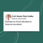 Manuel Pinto Coelho Instagram - O seu estilo de vida contribui brutalmente para o seu sistema imunitário. Hoje em dia há congressos sobre tudo [dentro da área da saúde], é mais ou menos claro que quase todos o são organizados pela indústria farmacêutica e falam sobre medicamentos que visam tratar doenças. Aquilo que se faz são coisas que dão dinheiro a ganhar… e todos sabemos que o estilo de vida pouco interessa para ganhar dinheiro. Não há congresso que beneficie com o seu laboratório em organizar uma conferência sobre o impacto que uma mudança de estilo de vida (como deve ser) pode conseguir em termos de saúde. Ter um estilo de vida saudável não depende unicamente de uma boa alimentação ou suplementação. Há todo um conjunto de práticas que é urgente partilhar e adoptar. O FÓRUM MUNDIAL DO SISTEMA IMUNITÁRIO será histórico e marcará um momento único na história dos Congressos! 👉👉Participe no Fórum Mundial do Sistema Imunitário no conforto de sua casa! ⭐️⭐️⭐️⭐️⭐️⭐️⭐️⭐️⭐️ Não perca esta oportunidade! Garanta o seu bilhete no link da bio. Site: https://www.doutorpintocoelho.pt/forum-mundial-do-sistema-imunitario @immunesystem_wf @doutor_pintocoelho #saudavel #fórum #healthyfood #alimentacaosaudavel #intestino #mucosaintestinal #alimentacionsaludable #healthyfood #healthylifestyle #gluten #glutenfreefood #paleodiet #immunity #healthy #immunesystem #immunesystemworldforum #medicine #super