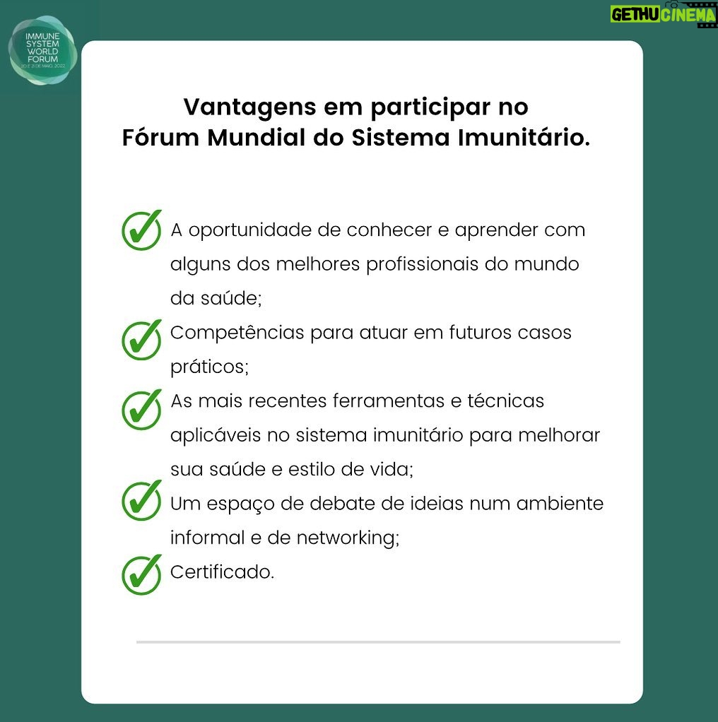 Manuel Pinto Coelho Instagram - Um evento que irá reunir um conjunto de personalidades de renome, que atuam diariamente no desenvolvimento das mais recentes práticas clínicas da Medicina com o objetivo de melhorar a qualidade de vida em diversos contextos. Aprenda com alguns dos melhores profissionais internacionais do mundo da saúde Desenvolva competências para aplicar em casos práticos Melhore sua saúde e estilo de vida A um preço extremamente acessível (50Euros até dia 28/02) levaremos o tema para um FÓRUM MUNDIAL, onde alguns dos melhores médicos e profissionais de saúde irão transmitir o que há de mais recente, inovador e eficaz para aplicarmos no sistema imunitário e melhorar a nossa saúde e estilo de vida. É uma oportunidade importante no momento em que vivemos. 👉👉Para garantir a sua inscrição com preço especial, clique agora mesmo no link da bio. Site: https://www.doutorpintocoelho.pt/forum-mundial-do-sistema-imunitario #immunity #immunesystem #immunityboost #immunesupport #immune #immunesystemworldforum #health #healthylifestyle #medicine #happylife #saudemental #saudeebemestar #saúde #bemestar #dicas #forum