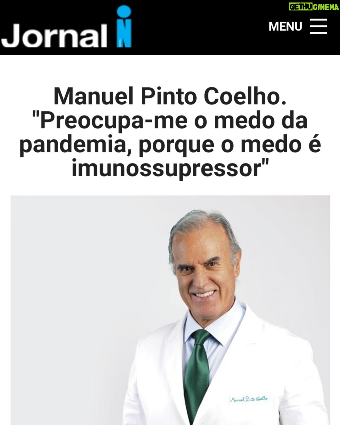 Manuel Pinto Coelho Instagram - "Eu sei, através da minha experiência médica, que quem tem um bom sistema imunitário muitas vezes não apanha nem um resfriado no inverno. Por outro lado, se as pessoas tomassem todos estes cuidados tinham melhor saúde e consequentemente outro estado de espírito." Leia a notícia na íntegra. Clique no link que está na biografia do perfil! #clinicadoutorpintocoelho #vivermelhor #chegarnovoavelhoreceitas #vidasaudavel #healthyfood #antiinflammatory #healthygut #healthbenefits #nutricaoesaude #dicadesaude #bemestar #vivercomsaude #saudeemprimeirolugar #maissaude #healthy #digestivehealth