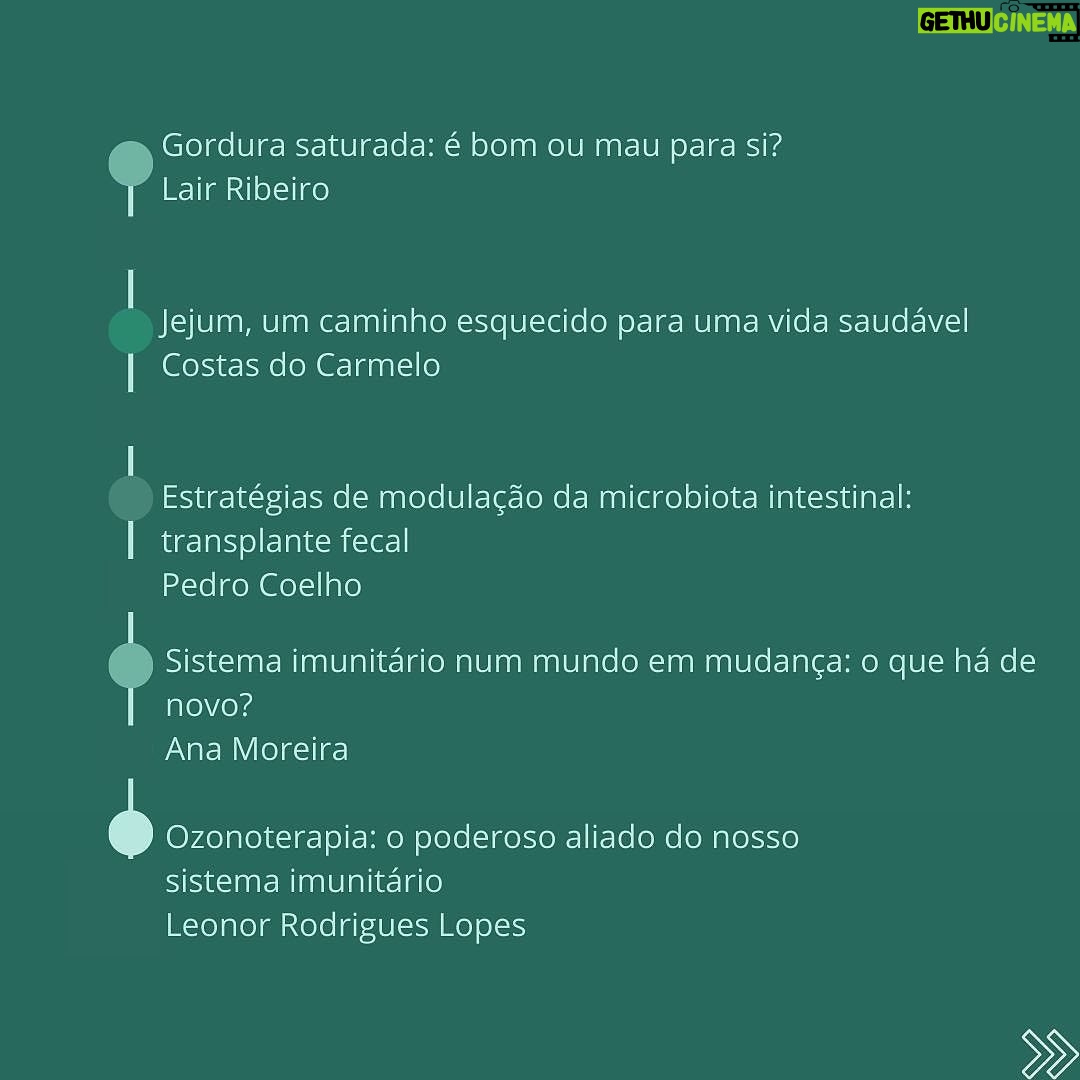 Manuel Pinto Coelho Instagram - É com um enorme prazer que assistimos à adesão das pessoas e dos profissionais ao grande FÓRUM MUNDIAL DO SISTEMA IMUNITÁRIO!! 👏👏👏 As vagas estão-se a esgotar rapidamente!! Juntamente com 22 oradores de renome, com diferentes formações e percursos profissionais, terá a oportunidade de fazer parte deste evento de formação, num ambiente informal e de networking. Veja o Programa do FÓRUM MUNDIAL DO SISTEMA IMUNITÁRIO e tenha uma breve noção dos variados temas que serão aprofundados pelos palestrantes. Clique no link da bio para garantir a sua inscrição com o preço especial!! #medicine #sistemaimunologico #sistemaimunológico #immunesystem #immunesystembooster #immunesystemsupport #immunesystemworldforum @drlairribeiro @immunesystem_wf @drgrahamsimpson @draivonemirpuri @anamoreiralifecoach @belovebeyou @fredyfreitasvinagre @filipa_pintocardoso @pedro_choy @anabelaperesdesousa @drcostasantiago @doutor_pintocoelho @dianademacedo_dds