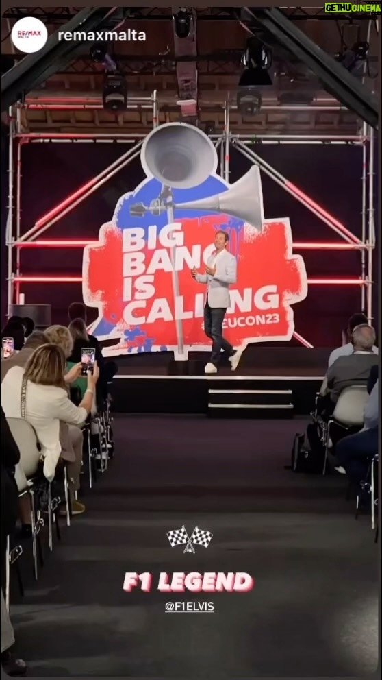 Marc Priestley Instagram - Today was a brilliant, high energy, session with @remax in London's @tobaccodock. I feel so privileged to be able to share the lessons I've learnt through #F1 that can help others in different industries to grow. #REUCON23