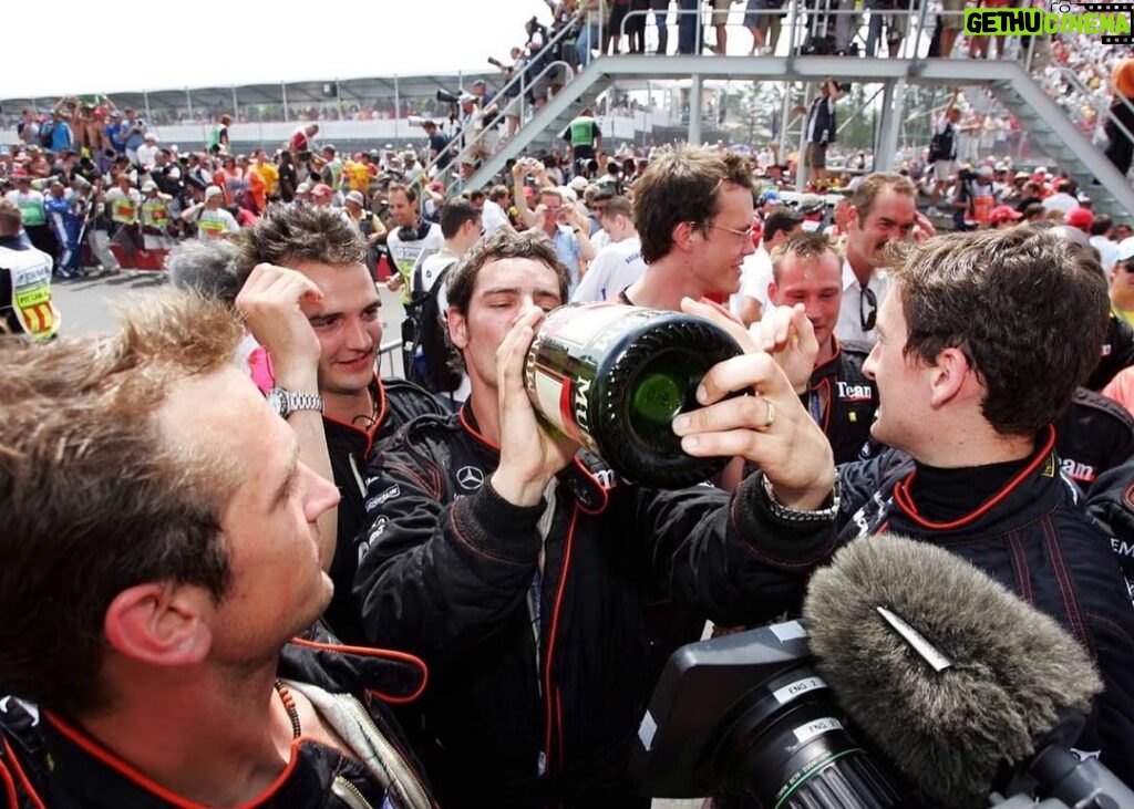 Marc Priestley Instagram - The ‘champagne moments’ in #F1 might be rare, as they are in any industry, but they’re super important. It’s not about the drink, or even restricted to winning races, but celebrating success in any team is a key springboard to the next level up. Wether you hit a target at work or complete your job list at home, give yourself a little ‘champagne moment’ & appreciate what you’ve achieved before going bigger & better next time. #celebrate #success #Formula1 #teamwork #pitstop #winning