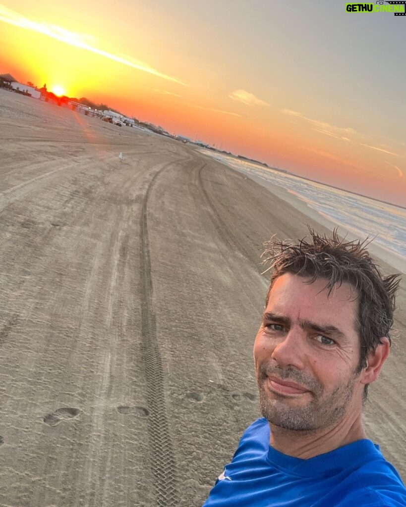 Marc Priestley Instagram - A promise I made myself when I 1st began travelling the world with #F1, was to always take an opportunity to see the sunrise in a new place I visited. Today I got up early here in Southern France, ran to the beach, swam in the sea & ran back…AND I FEEL AMAZING!